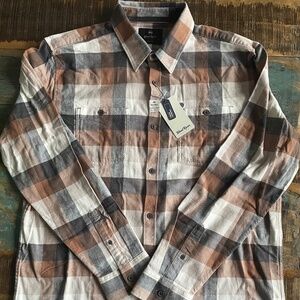 WINDRIVER Men's Stretch Regular Fit Flannel Shirt BNWT